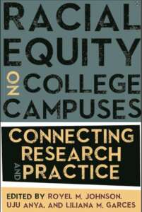 Cover of the book "Racial Equity on College Campuses"